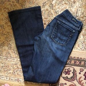 CITIZENS OF HUMANITY size 25 Kelly Stretch Lo Boot Denim Jeans Classic MidBlue